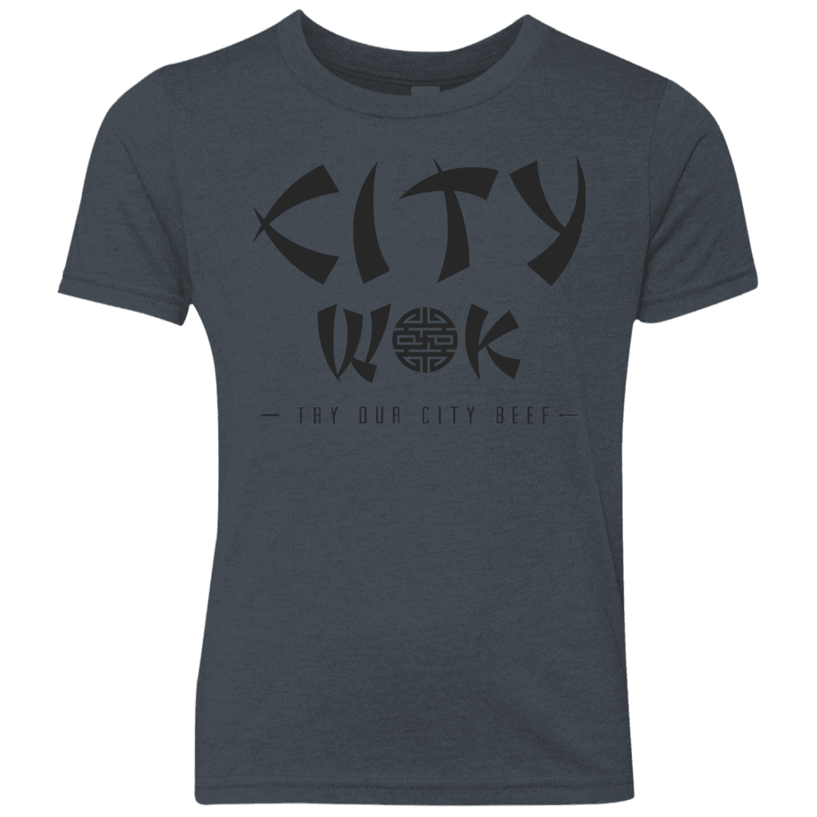 T-Shirts Vintage Navy / YXS City Wok Youth Triblend T-Shirt