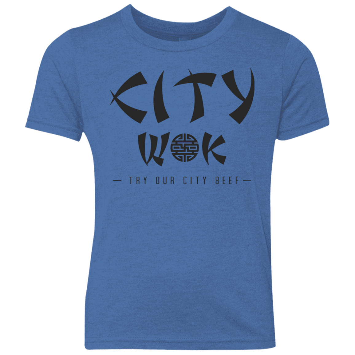 T-Shirts Vintage Royal / YXS City Wok Youth Triblend T-Shirt