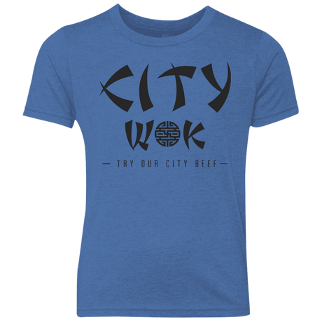 T-Shirts Vintage Royal / YXS City Wok Youth Triblend T-Shirt
