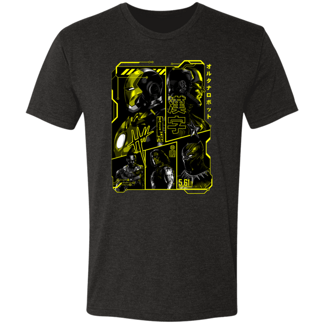 T-Shirts Vintage Black / S Civil Manga Men's Triblend T-Shirt