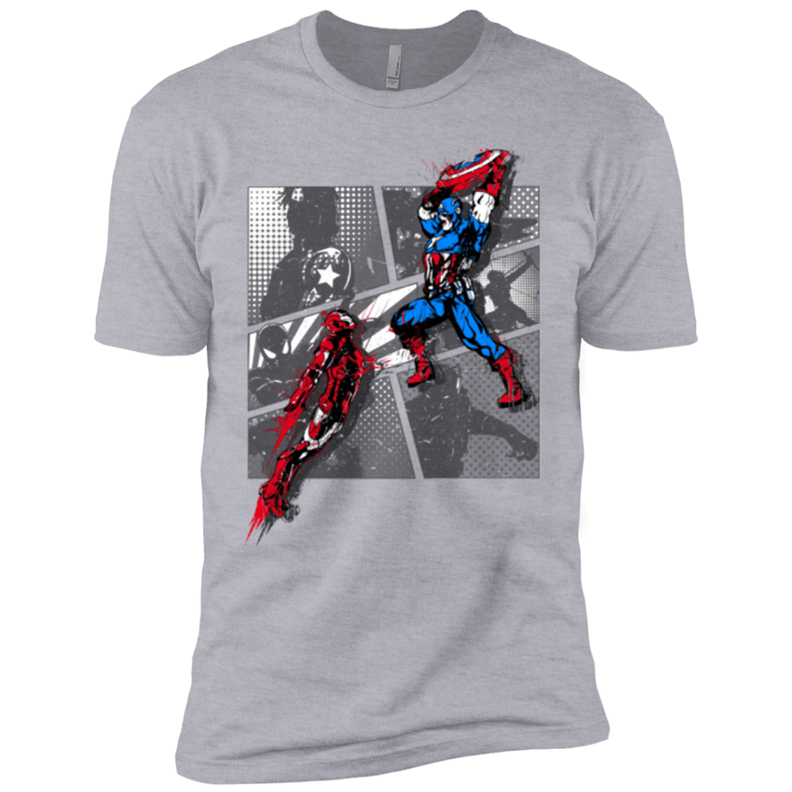 T-Shirts Heather Grey / YXS CIVIL WAR Boys Premium T-Shirt