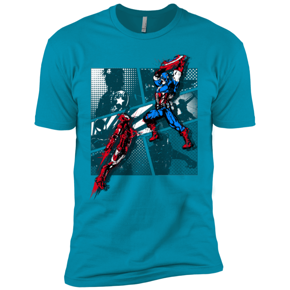 T-Shirts Turquoise / YXS CIVIL WAR Boys Premium T-Shirt