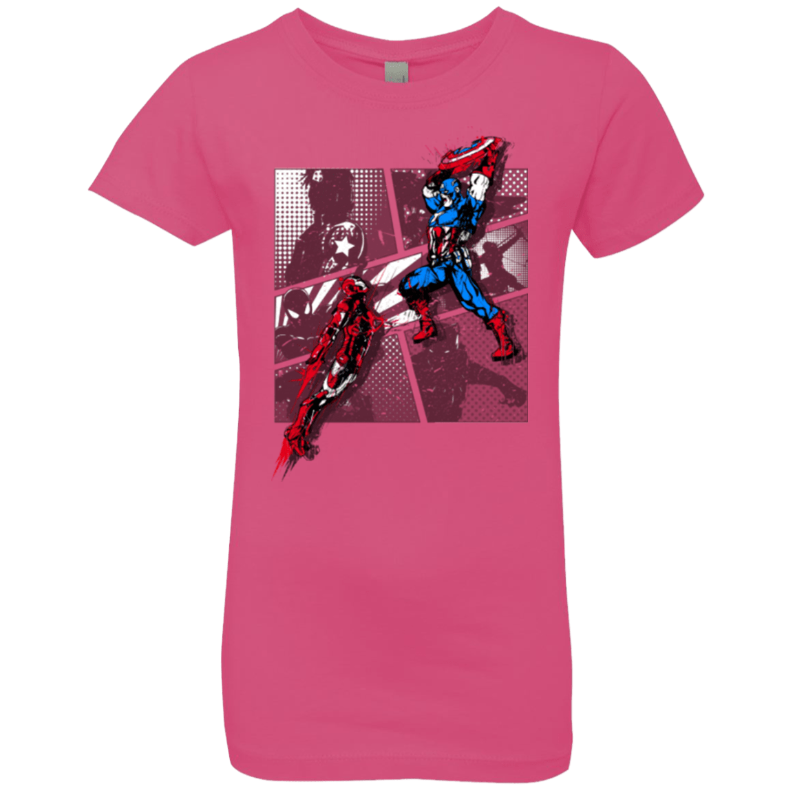 T-Shirts Hot Pink / YXS CIVIL WAR Girls Premium T-Shirt