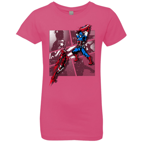 T-Shirts Hot Pink / YXS CIVIL WAR Girls Premium T-Shirt