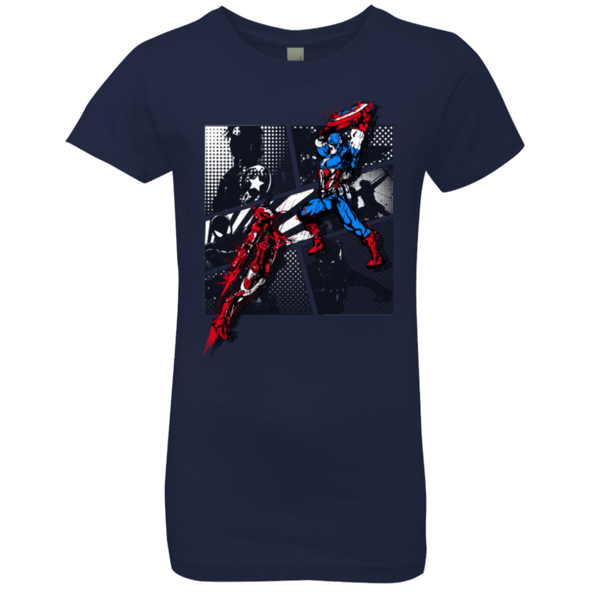 T-Shirts Midnight Navy / YXS CIVIL WAR Girls Premium T-Shirt