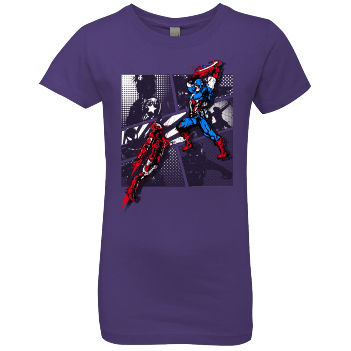 T-Shirts Purple Rush / YXS CIVIL WAR Girls Premium T-Shirt