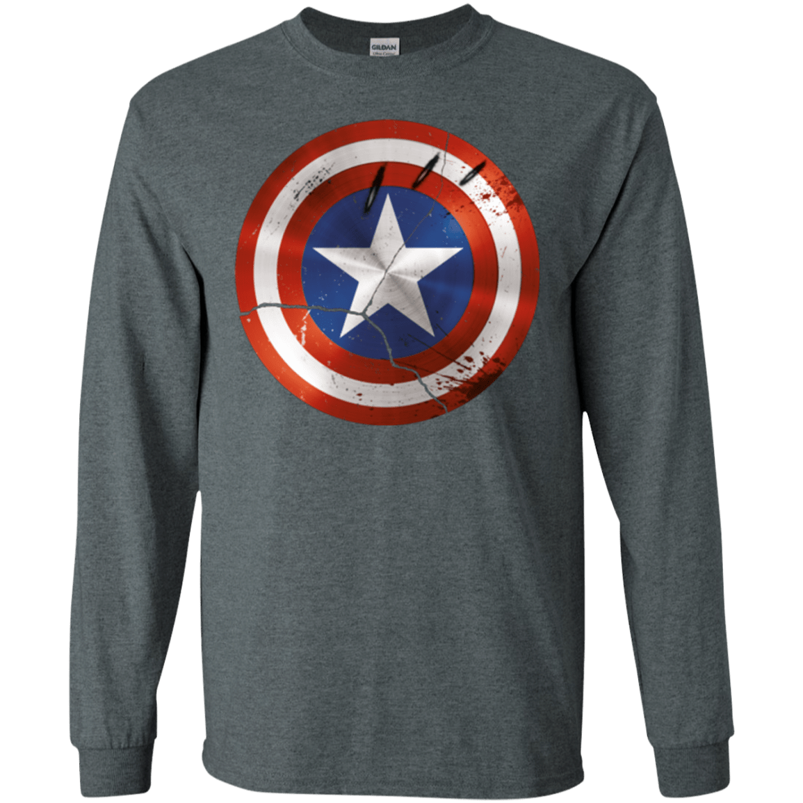 T-Shirts Dark Heather / S Civil War Men's Long Sleeve T-Shirt