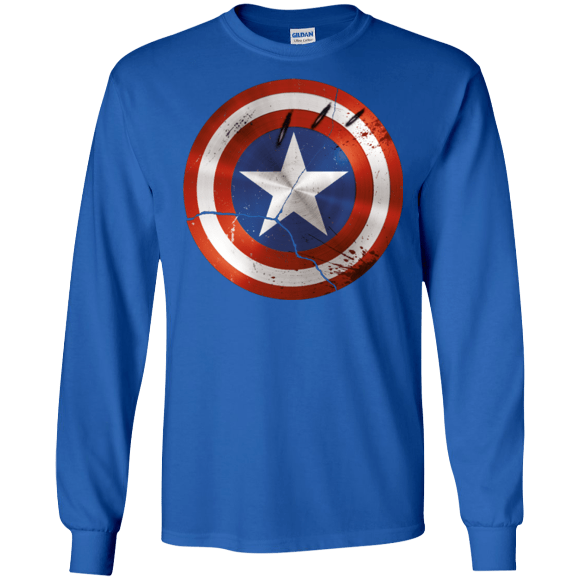 T-Shirts Royal / S Civil War Men's Long Sleeve T-Shirt