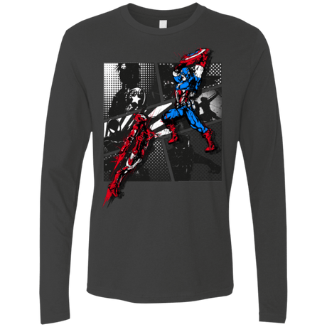 T-Shirts Heavy Metal / Small CIVIL WAR Men's Premium Long Sleeve