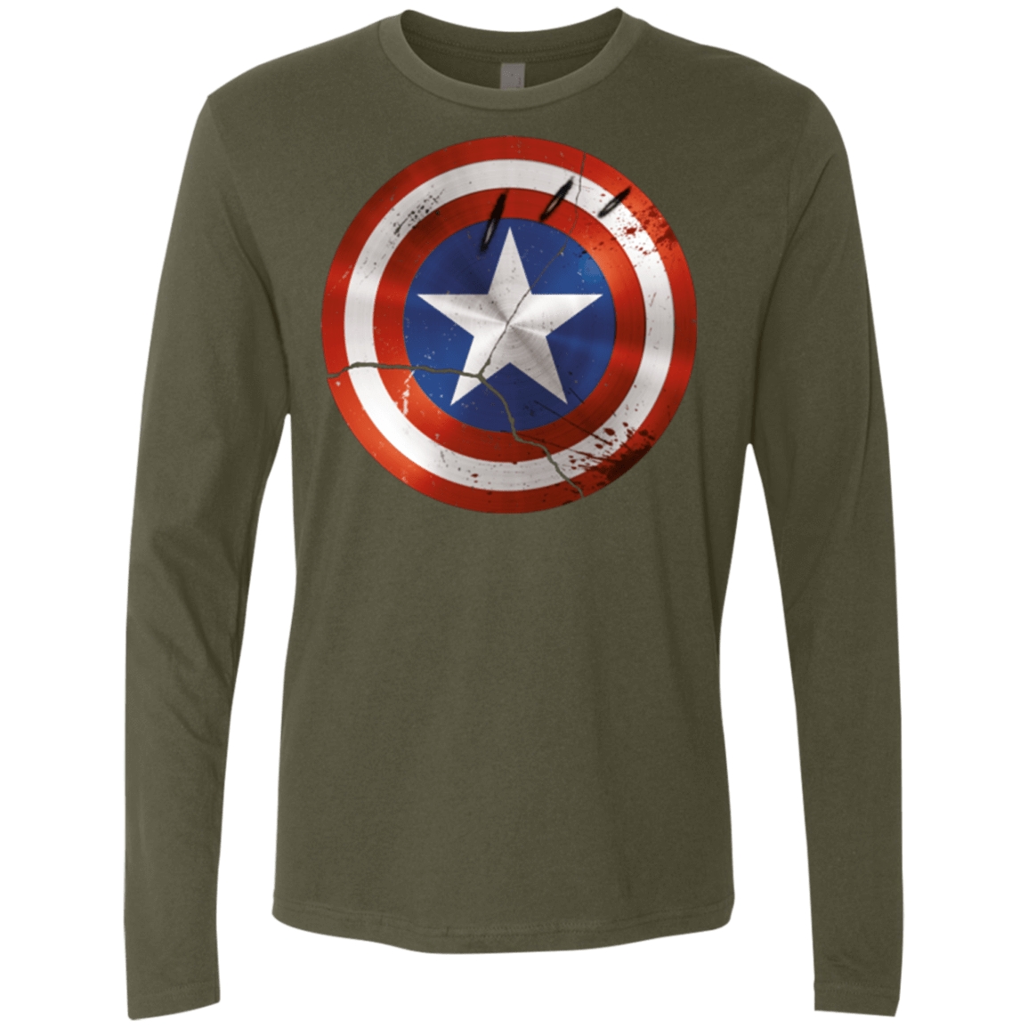 T-Shirts Military Green / S Civil War Men's Premium Long Sleeve