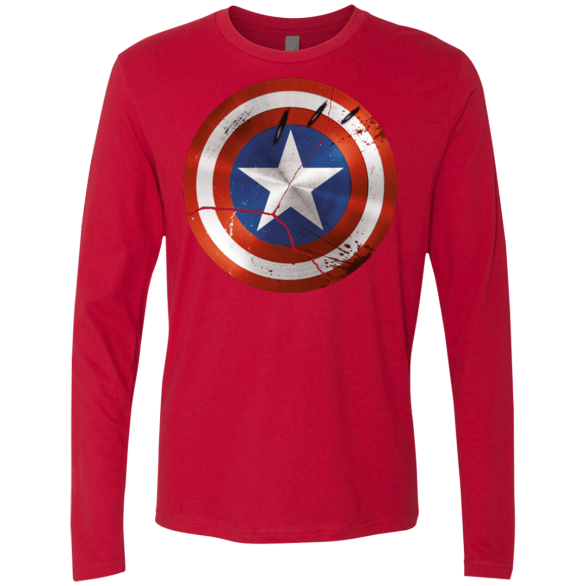 T-Shirts Red / S Civil War Men's Premium Long Sleeve