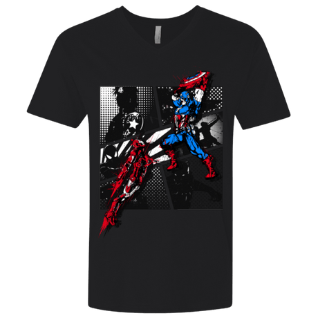 T-Shirts Black / X-Small CIVIL WAR Men's Premium V-Neck