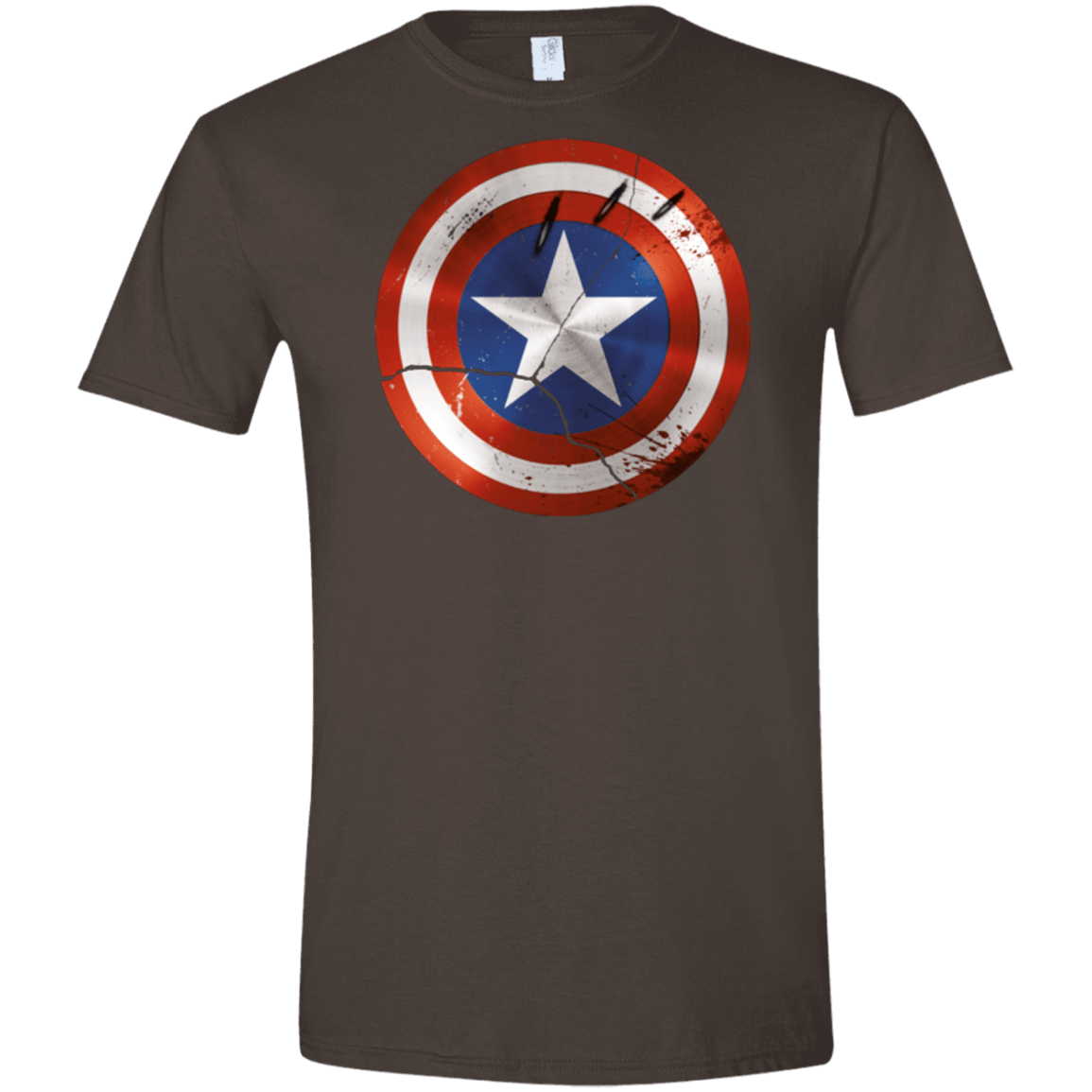 T-Shirts Dark Chocolate / S Civil War Men's Semi-Fitted Softstyle