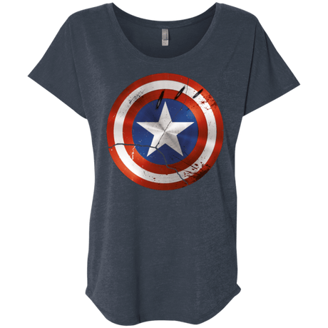 T-Shirts Vintage Navy / X-Small Civil War Triblend Dolman Sleeve