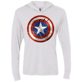 T-Shirts Heather White / X-Small Civil War Triblend Long Sleeve Hoodie Tee