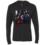 T-Shirts Vintage Black / X-Small CIVIL WAR Triblend Long Sleeve Hoodie Tee
