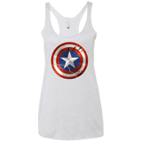 T-Shirts Heather White / X-Small Civil War Women's Triblend Racerback Tank