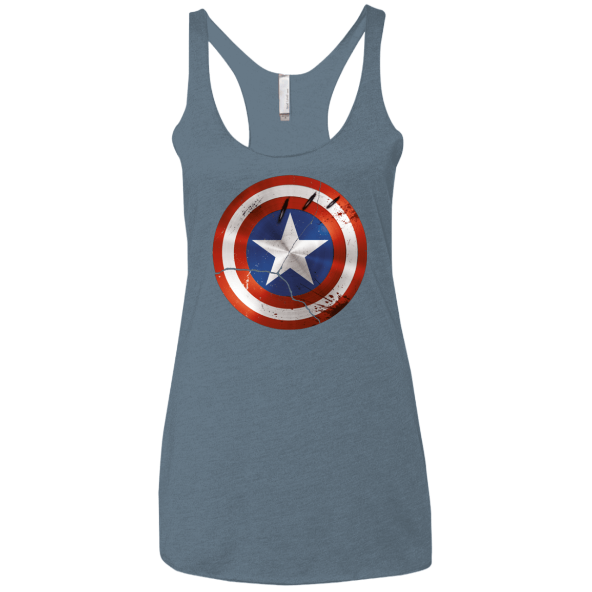 T-Shirts Indigo / X-Small Civil War Women's Triblend Racerback Tank