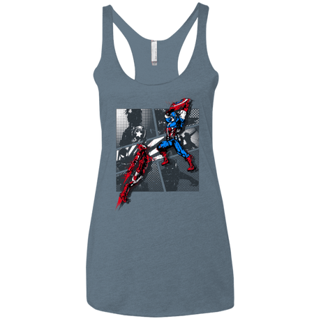 T-Shirts Indigo / X-Small CIVIL WAR Women's Triblend Racerback Tank