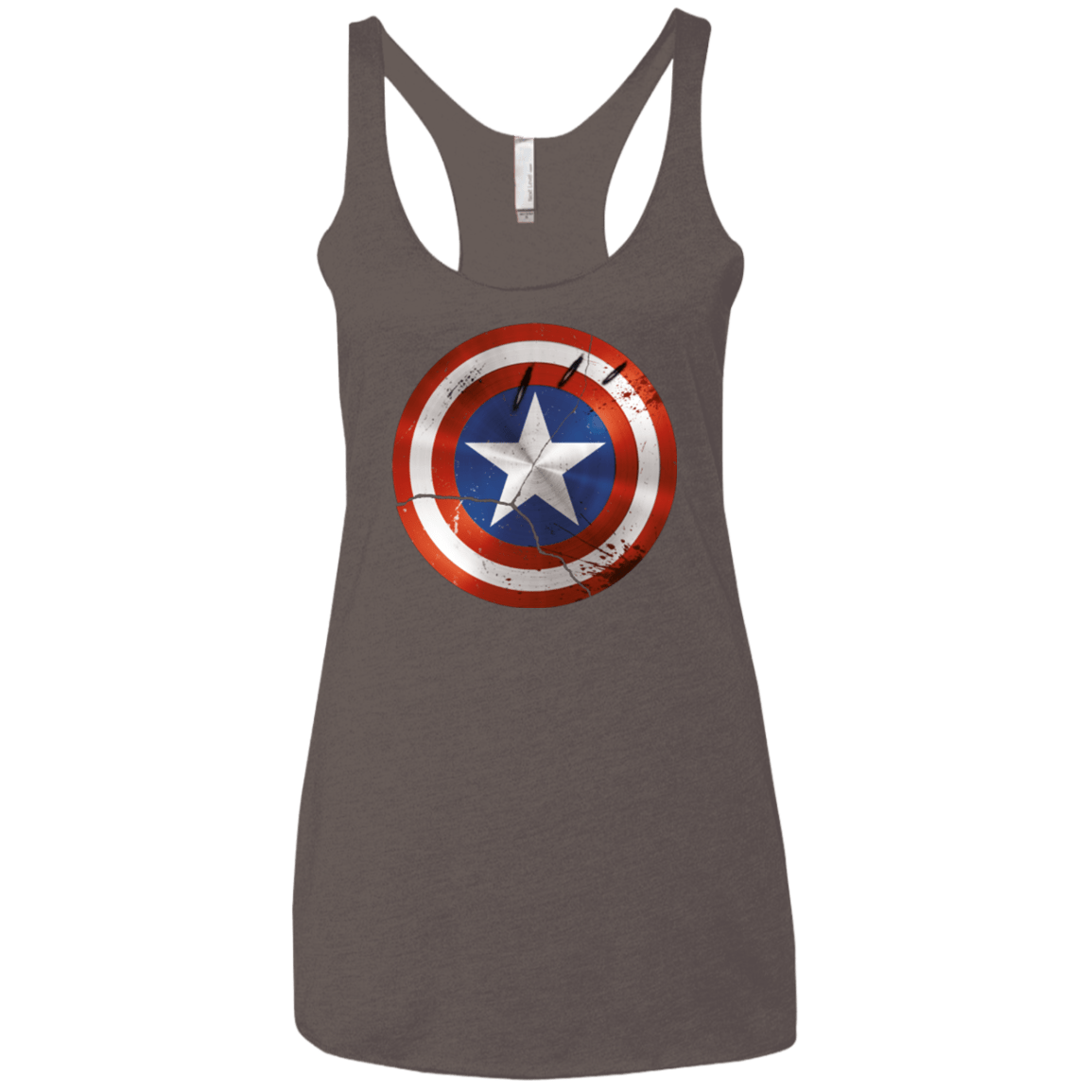 T-Shirts Macchiato / X-Small Civil War Women's Triblend Racerback Tank