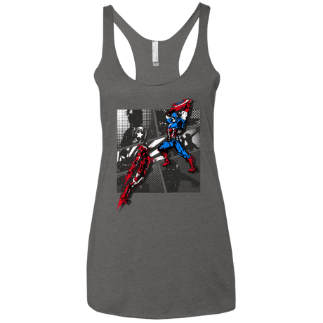T-Shirts Premium Heather / X-Small CIVIL WAR Women's Triblend Racerback Tank