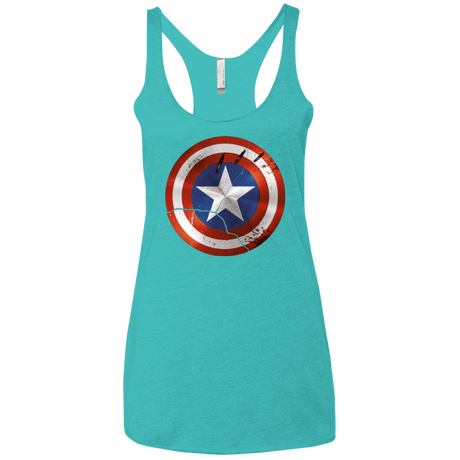 T-Shirts Tahiti Blue / X-Small Civil War Women's Triblend Racerback Tank