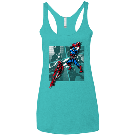 T-Shirts Tahiti Blue / X-Small CIVIL WAR Women's Triblend Racerback Tank