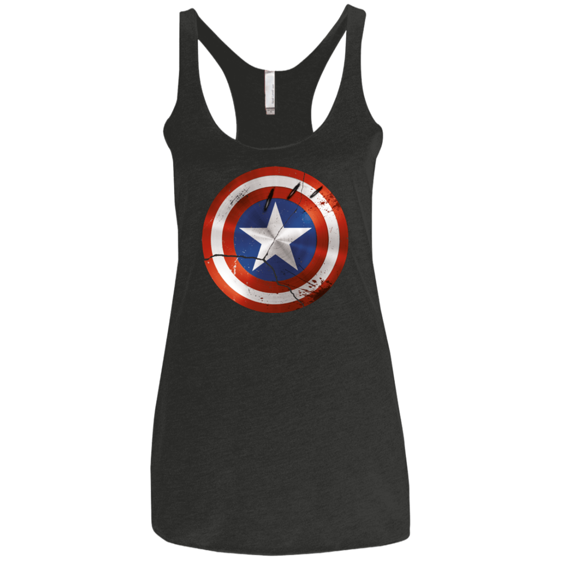 T-Shirts Vintage Black / X-Small Civil War Women's Triblend Racerback Tank
