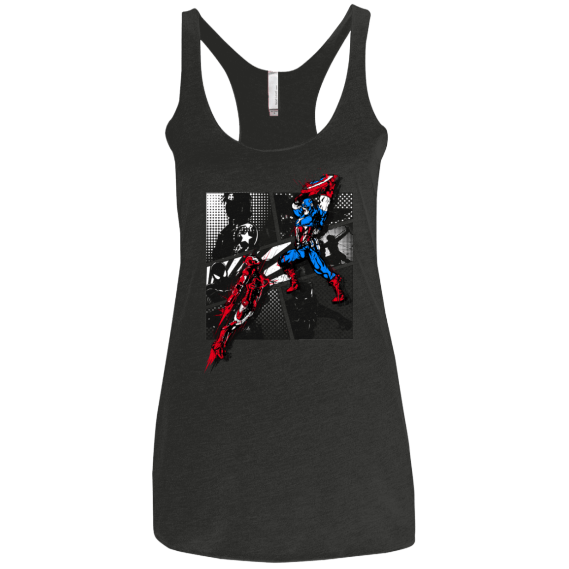 T-Shirts Vintage Black / X-Small CIVIL WAR Women's Triblend Racerback Tank