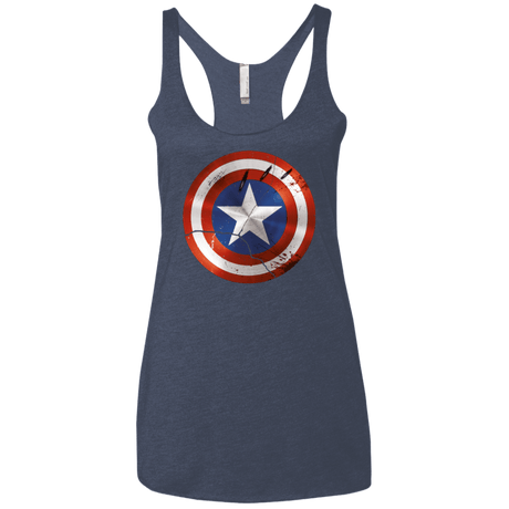 T-Shirts Vintage Navy / X-Small Civil War Women's Triblend Racerback Tank