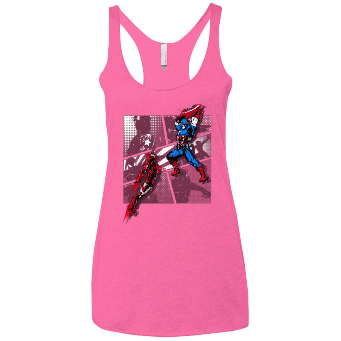 T-Shirts Vintage Pink / X-Small CIVIL WAR Women's Triblend Racerback Tank