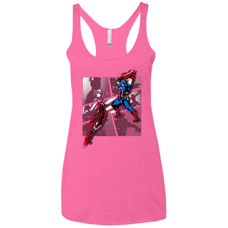 T-Shirts Vintage Pink / X-Small CIVIL WAR Women's Triblend Racerback Tank