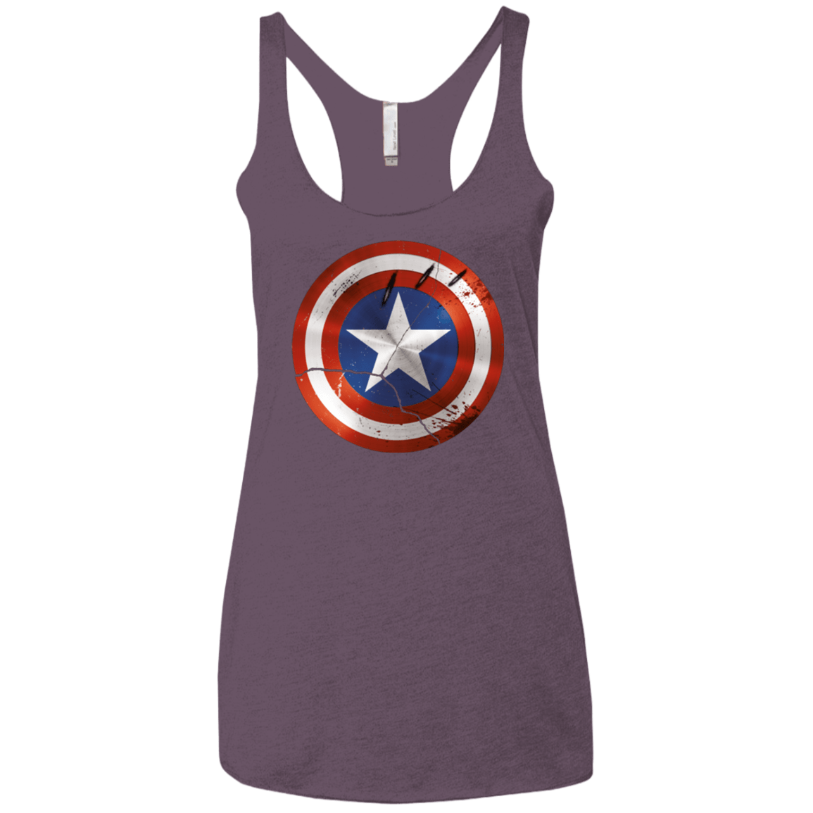 T-Shirts Vintage Purple / X-Small Civil War Women's Triblend Racerback Tank