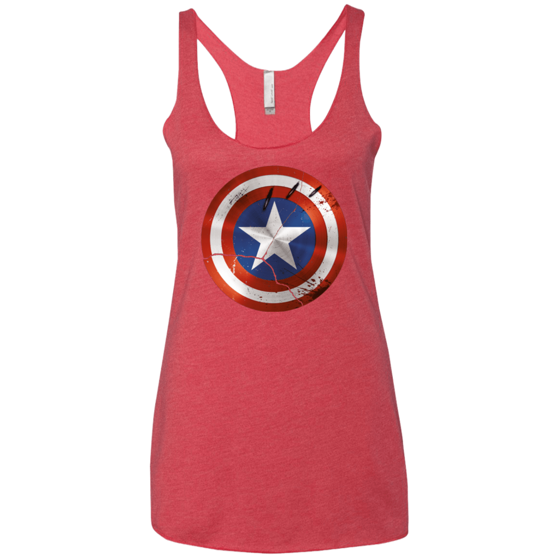 T-Shirts Vintage Red / X-Small Civil War Women's Triblend Racerback Tank