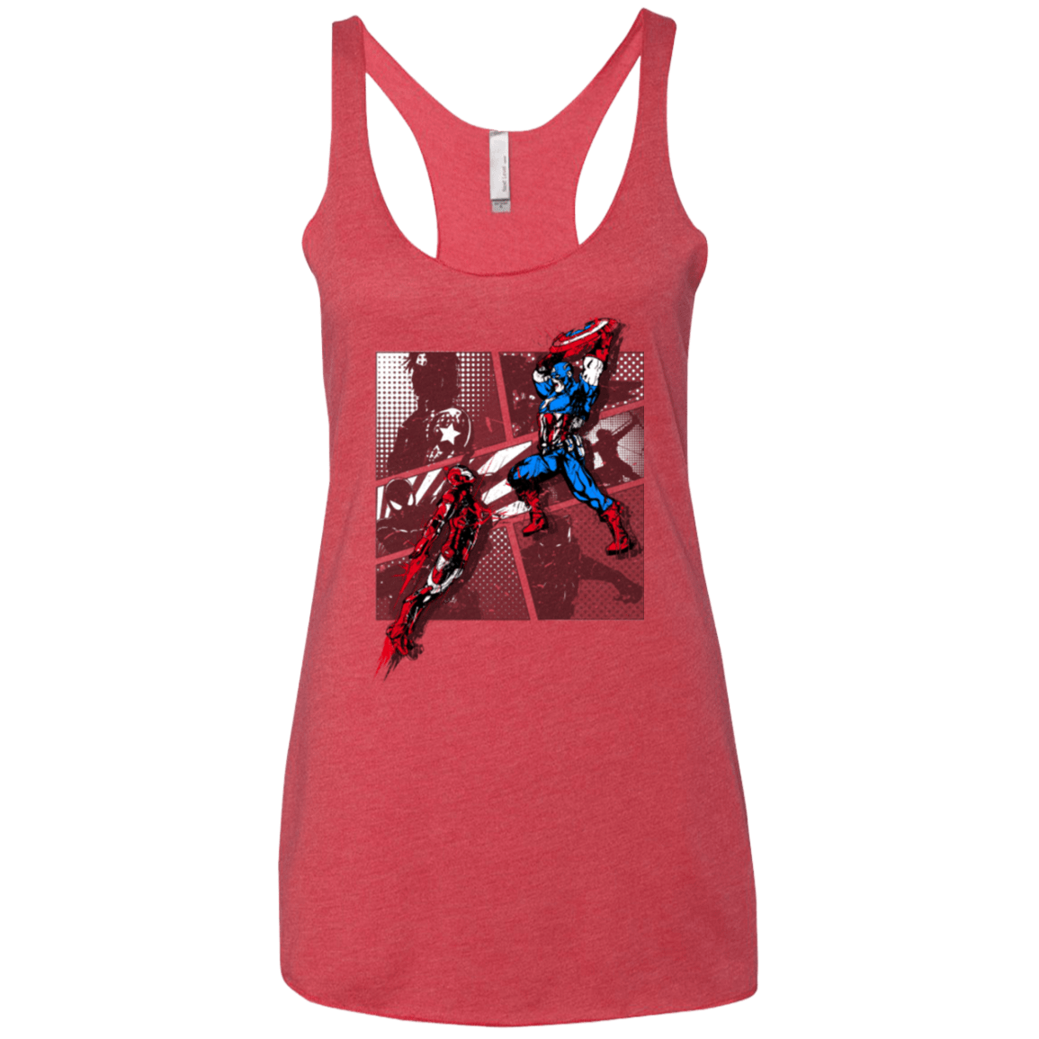 T-Shirts Vintage Red / X-Small CIVIL WAR Women's Triblend Racerback Tank
