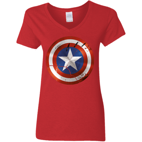 T-Shirts Red / S Civil War Women's V-Neck T-Shirt