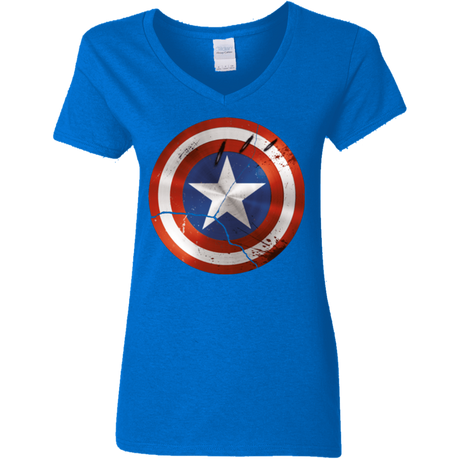 T-Shirts Royal / S Civil War Women's V-Neck T-Shirt