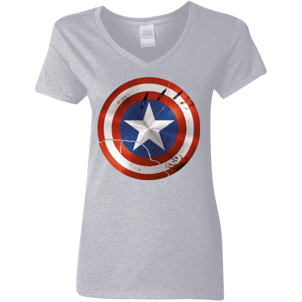 T-Shirts Sport Grey / S Civil War Women's V-Neck T-Shirt