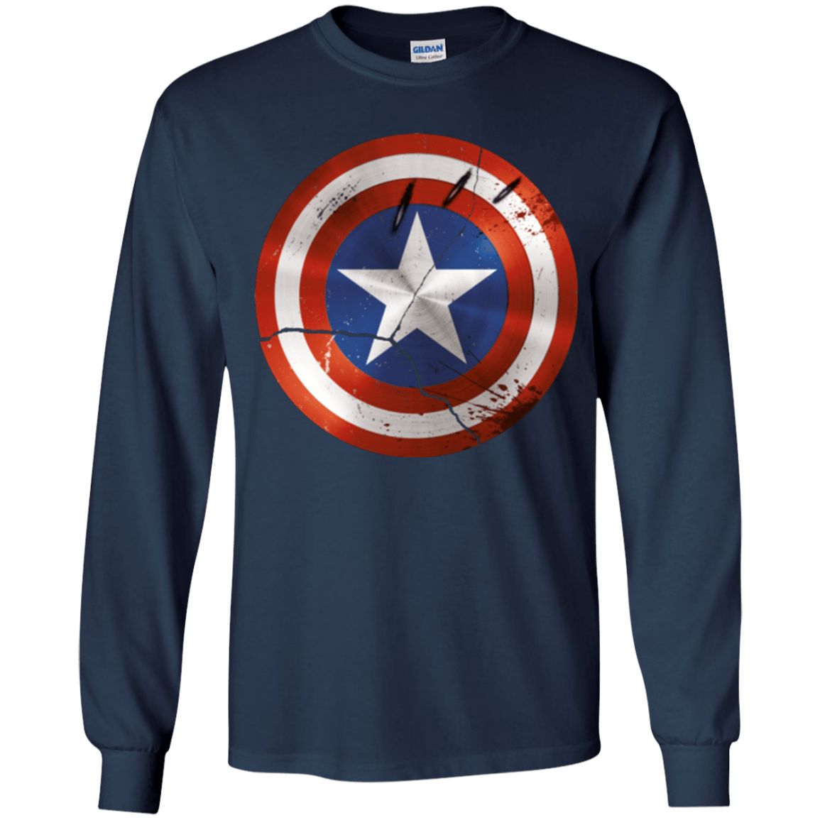 T-Shirts Navy / YS Civil War Youth Long Sleeve T-Shirt