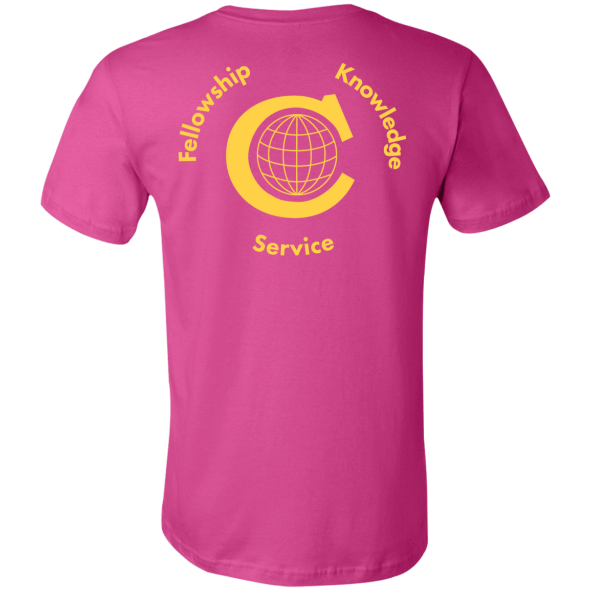 T-Shirts Civitan Front-Rear Printed BellaCanvas T-Shirt