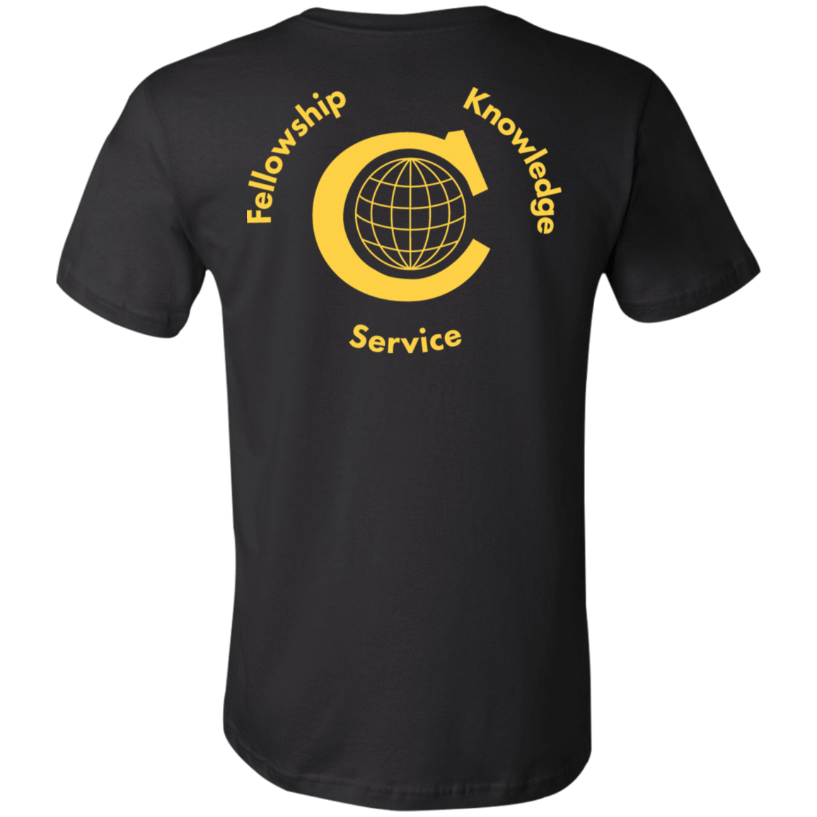T-Shirts Civitan Front-Rear Printed BellaCanvas T-Shirt