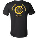 T-Shirts Civitan Front-Rear Printed BellaCanvas T-Shirt