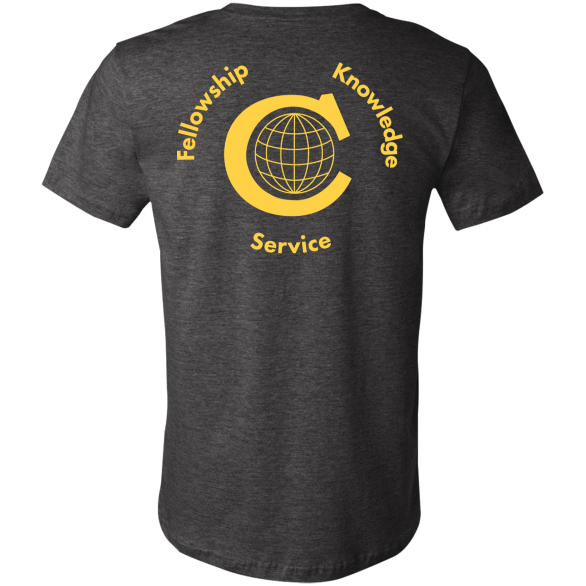 T-Shirts Civitan Front-Rear Printed BellaCanvas T-Shirt