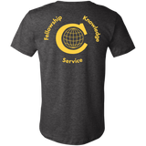 T-Shirts Civitan Front-Rear Printed BellaCanvas T-Shirt