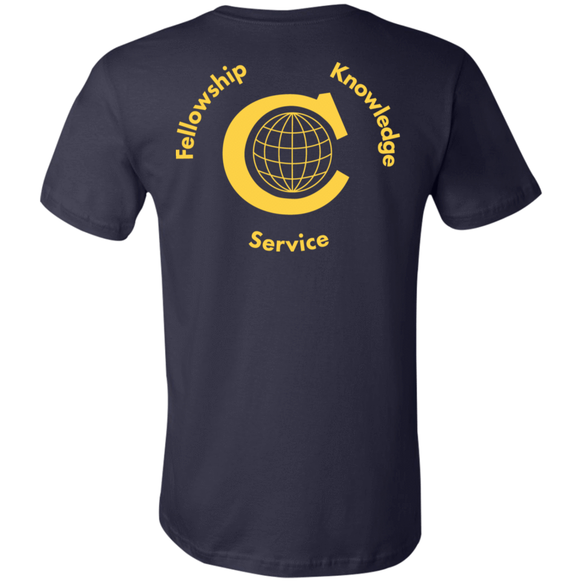 T-Shirts Civitan Front-Rear Printed BellaCanvas T-Shirt