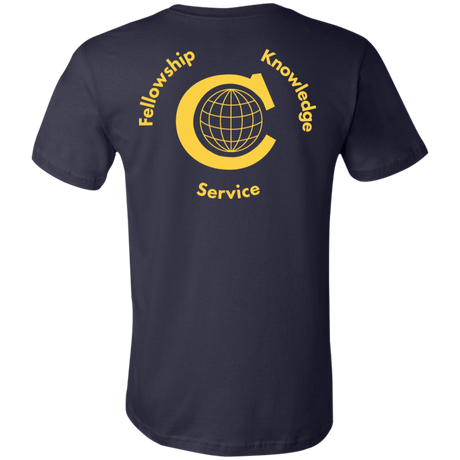T-Shirts Civitan Front-Rear Printed BellaCanvas T-Shirt