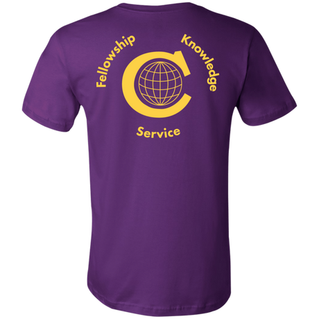T-Shirts Civitan Front-Rear Printed BellaCanvas T-Shirt