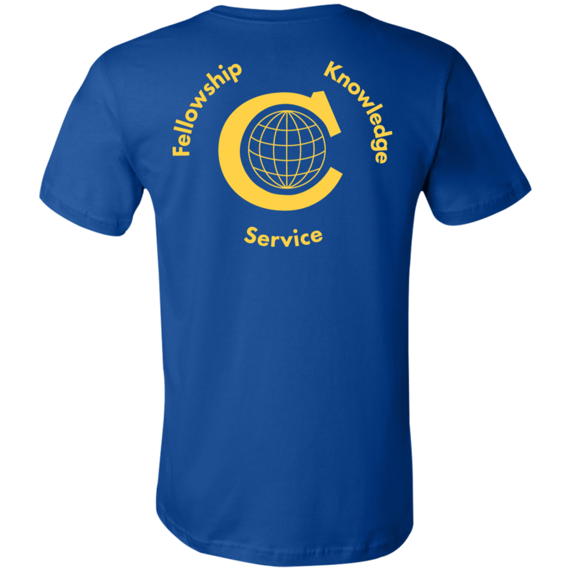 T-Shirts Civitan Front-Rear Printed BellaCanvas T-Shirt