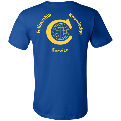 T-Shirts Civitan Front-Rear Printed BellaCanvas T-Shirt