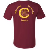 T-Shirts Civitan Front-Rear Printed BellaCanvas T-Shirt